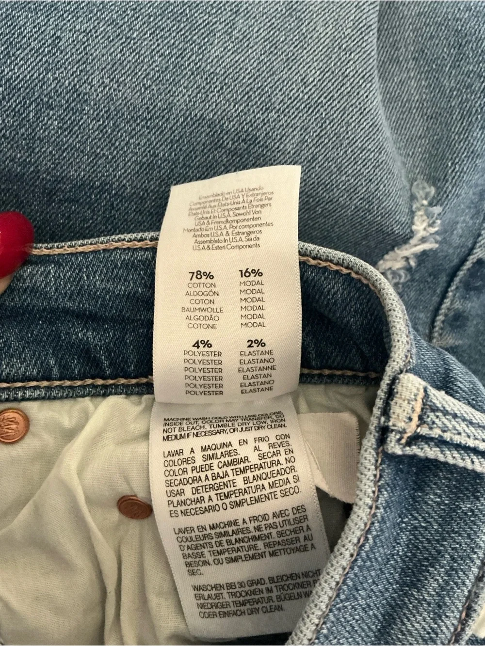 MOTHER The Tomcat Ankle Straight Leg Jeans